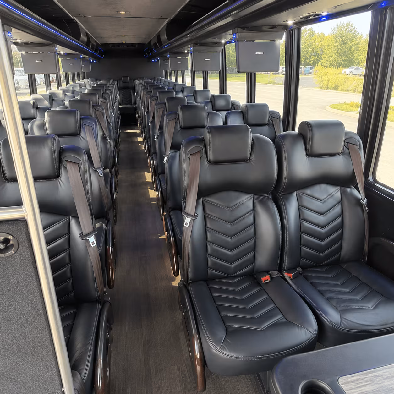 35 passenger minibus inside