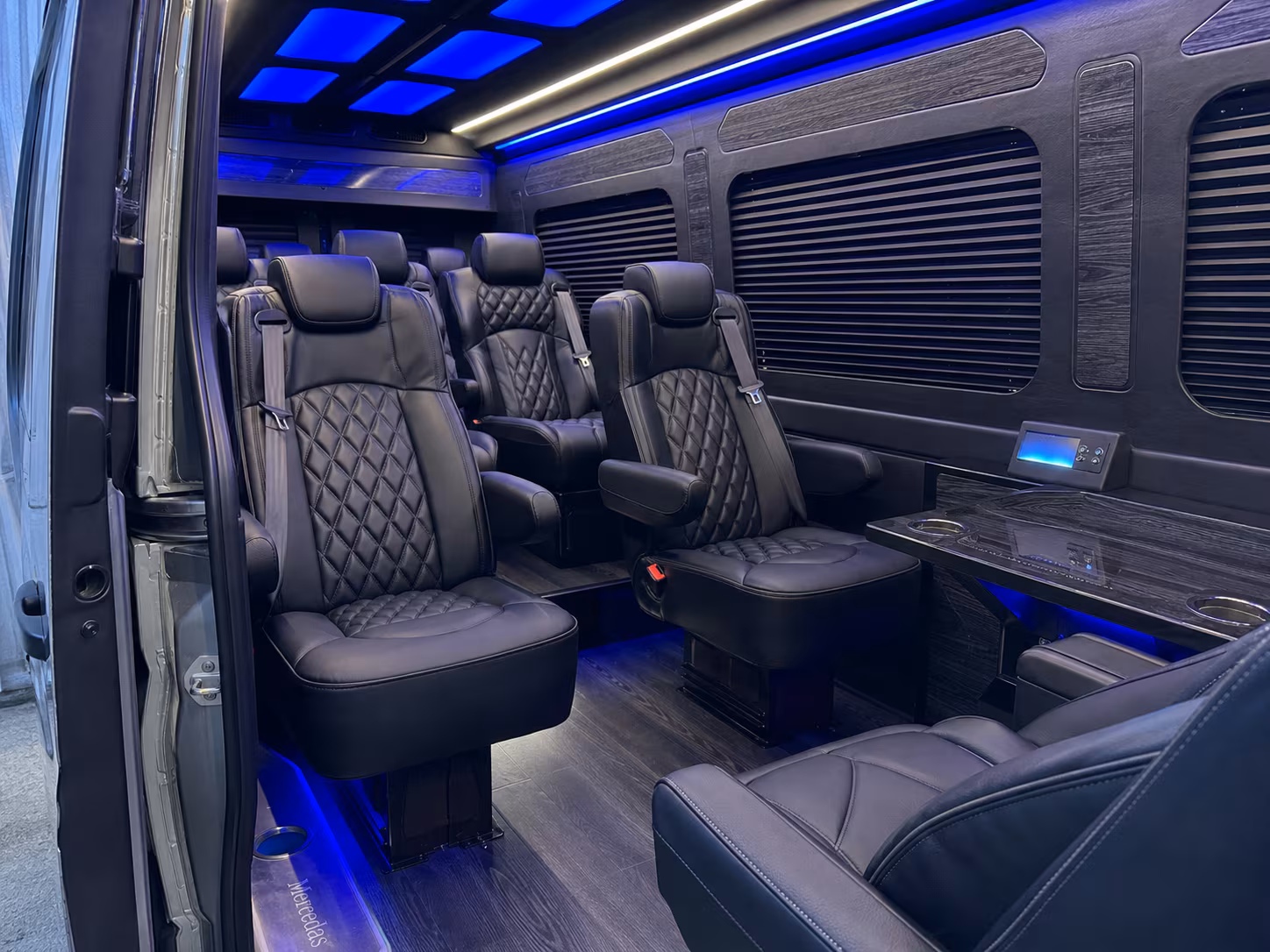 sprinter van transportation for groups and events across stamford