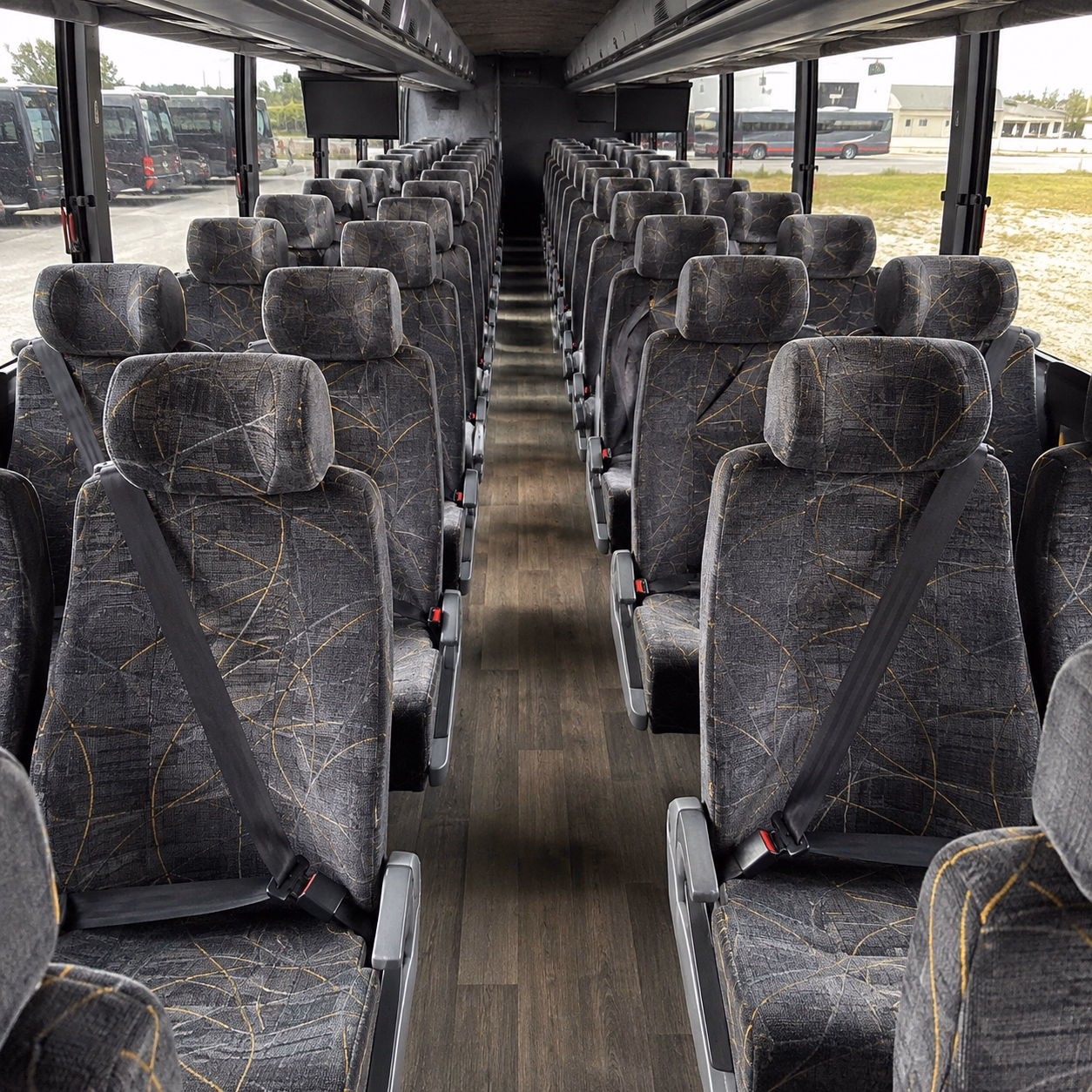 stamford charter bus rental inside